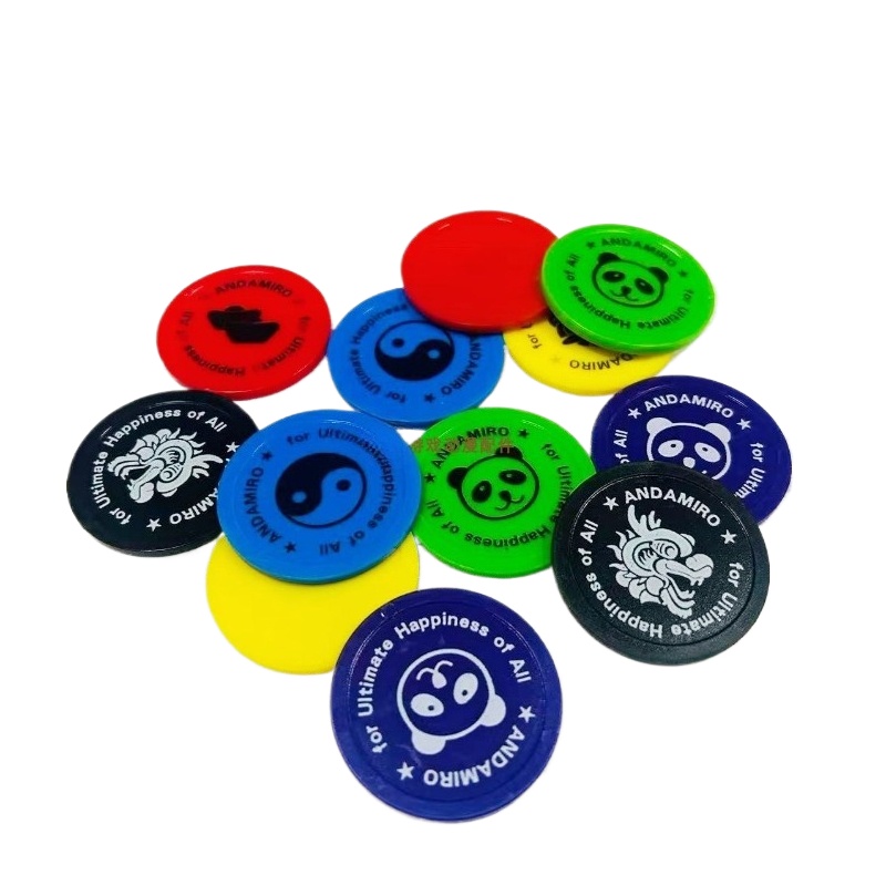 Token Coin Mechanism - 500pcs Custom Plastic Token Coins for