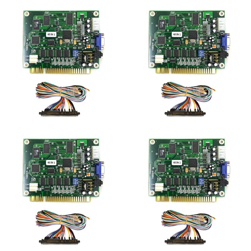 X64A-4X 60 In 1 Multicade PCB  - Usb Game Board Jamma recension och pris