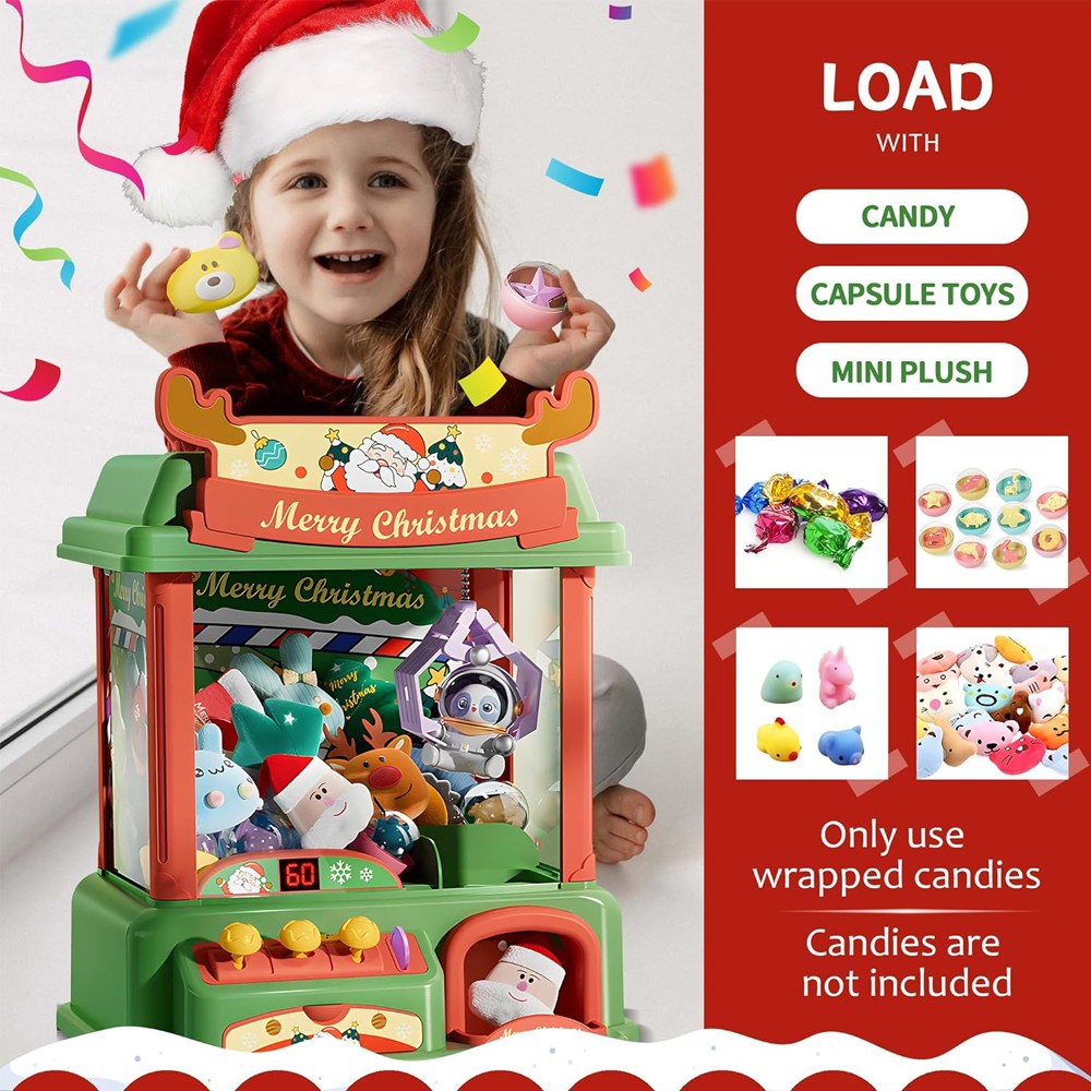 Christmas Claw Machine For Kid - Arcade Games And Vending recension och pris