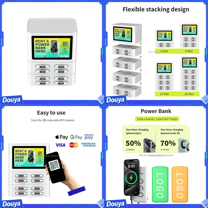 QR 8slots Scan Code Mobile Pow - Vending Machine Qr Code recension och pris