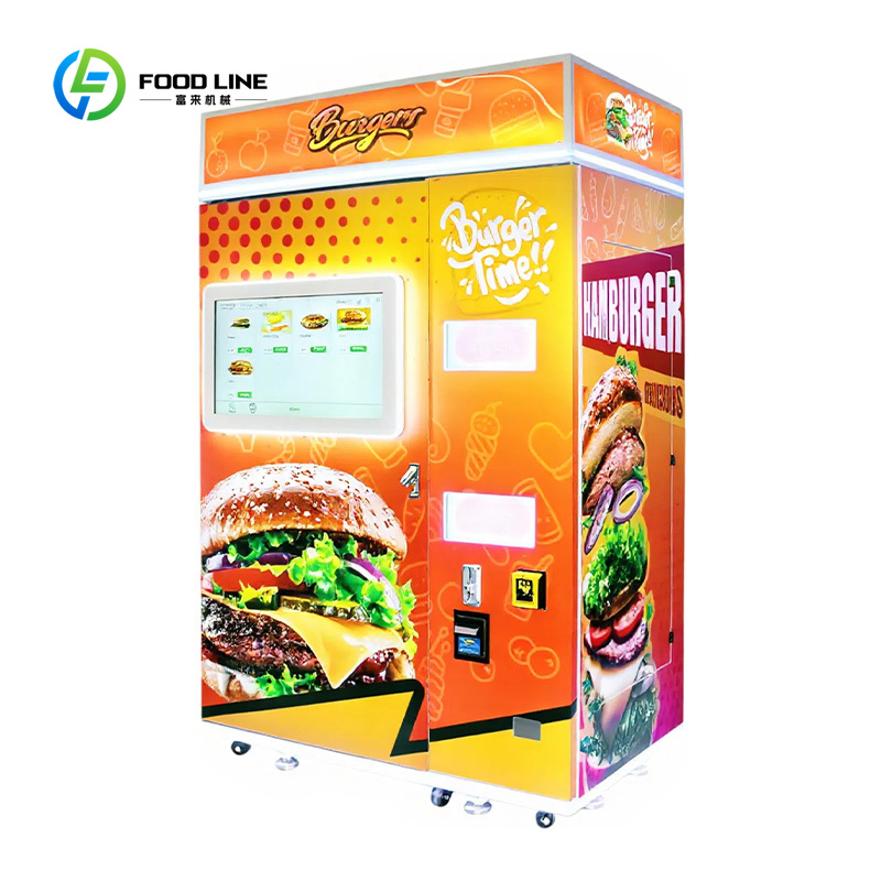 Automatic smart burger vending - Vending Machine Qr Code recension och pris