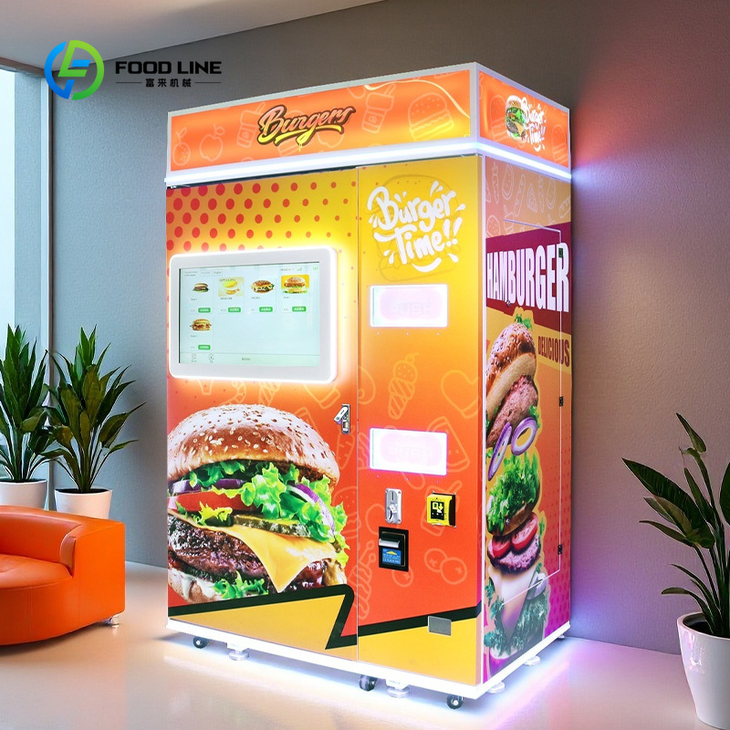 Automatic smart burger vending - Vending Machine Qr Code recension och pris