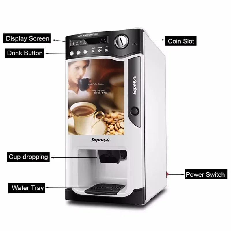 Best-selling Instant Coin Oper - Commercial Vending Machine recension och pris