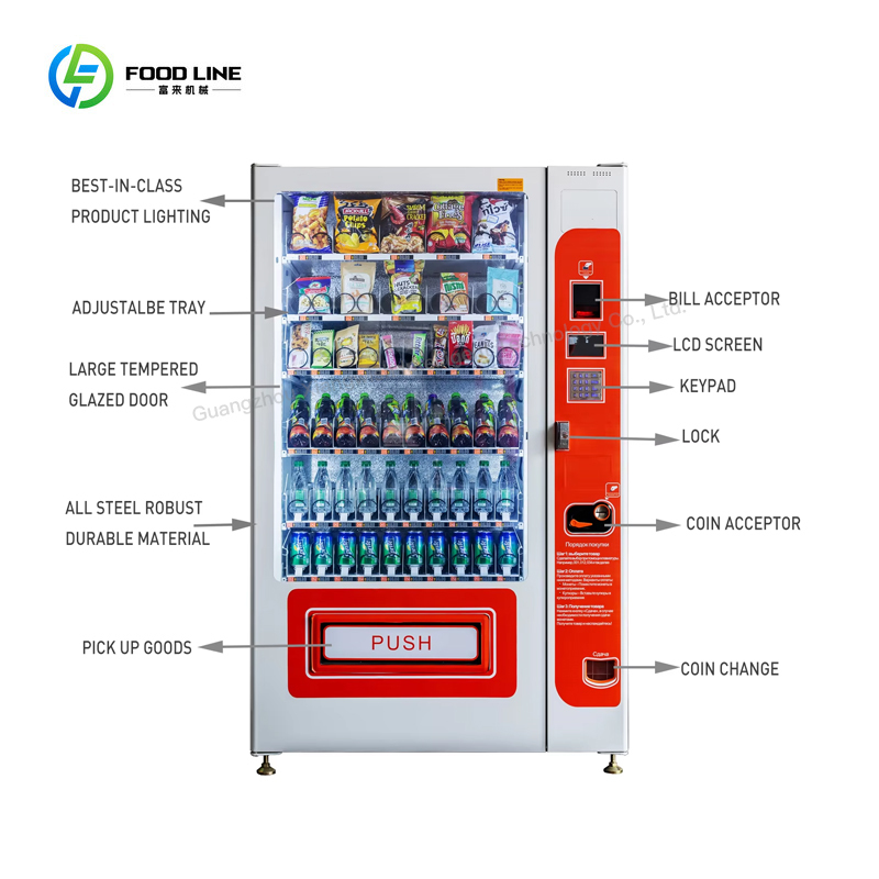 FL Customized Self Service Foo - Vending Machine Qr Code recension och pris