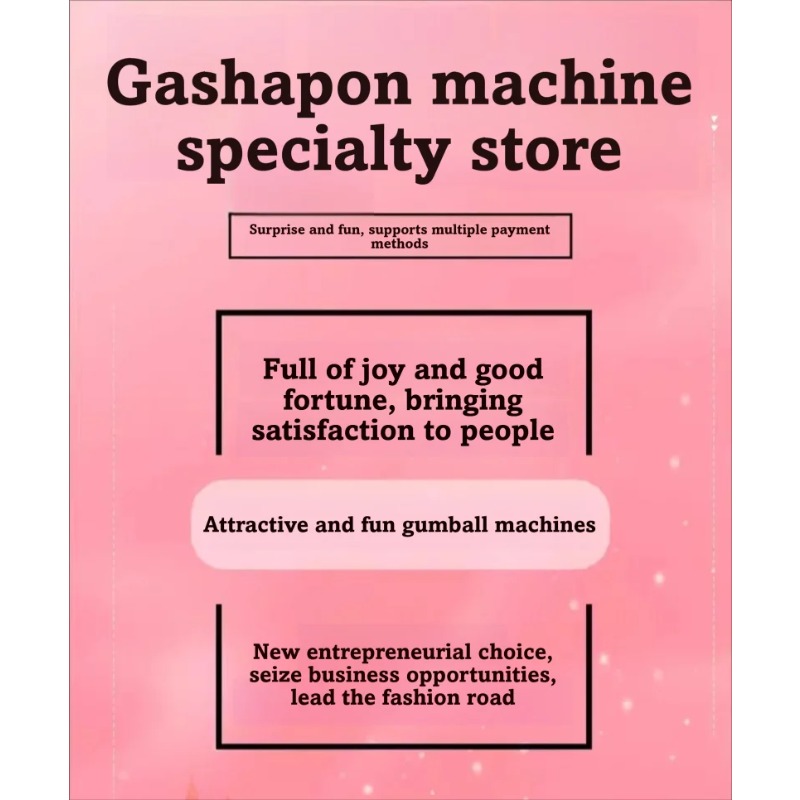 Commercial Large Gashapon Caps - Commercial Vending Machine recension och pris