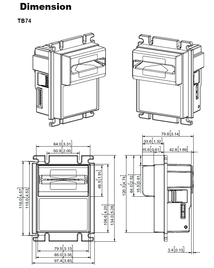 TP7083 ICT Series Ticket Recei - Arcade Vending & Laundry recension och pris