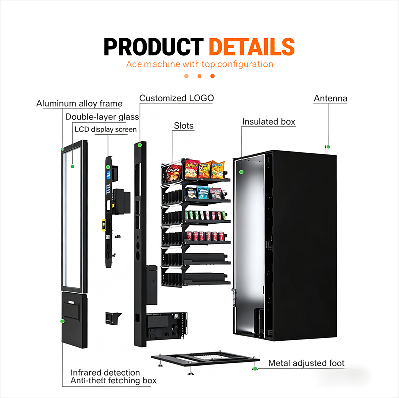Snack Drink Vending Machine Au - Commercial Vending Machine recension och pris