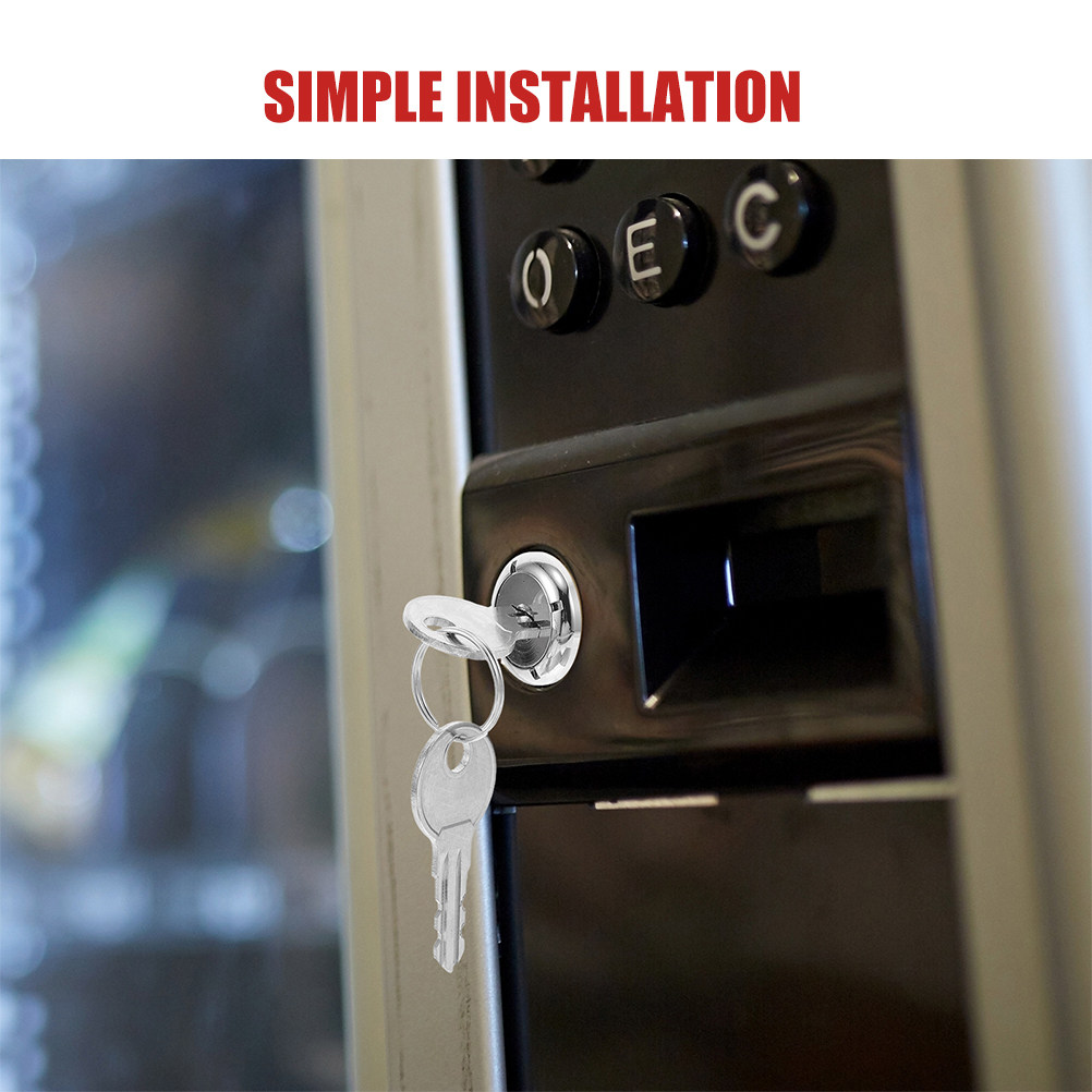 Secure Metal Lock and Key Set  - Arcade Vending & Laundry recension och pris