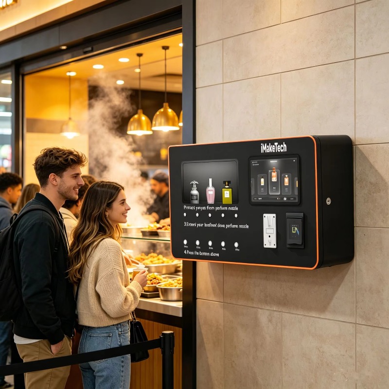 Self-service Perfume Spray Ven - Vending Machine Qr Code recension och pris